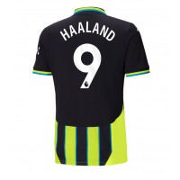 Maglia Calcio Manchester City Erling Haaland #9 Seconda Divisa 2024-25 Manica Corta